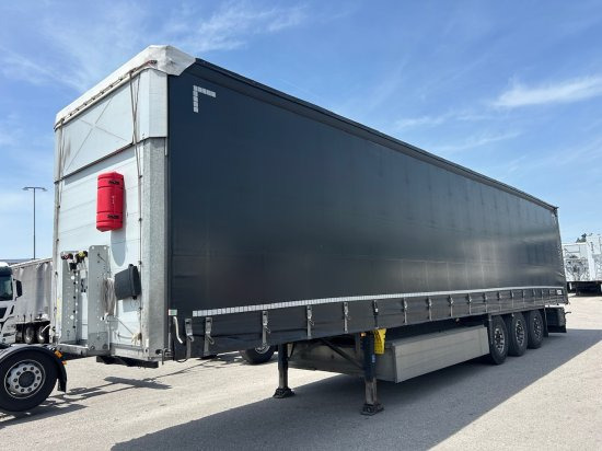 Schmitz SCB S3T, Varios, Liftachse, Edscha-Verdeck, - Curtainsider semi-trailer: picture 1 Schmitz SCB S3T, Varios, Liftachse, Edscha-Verdeck, - Curtainsider semi-trailer: picture 1