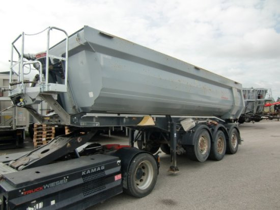 Schwarzmüller Kippmulde 25m³, SAF, Rollplane, Podest - Tipper semi-trailer: picture 3 Schwarzmüller Kippmulde 25m³, SAF, Rollplane, Podest - Tipper semi-trailer: picture 3