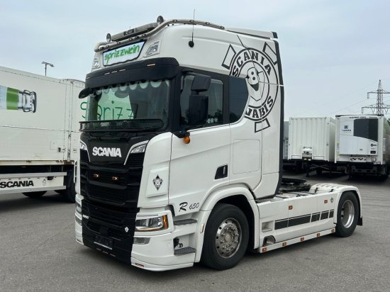 Scania R650 4x2, E6d, Leder, Voll-Luft, Standklima, Schubbodenhydraulik, Opticruse - Tractor unit: picture 1 Scania R650 4x2, E6d, Leder, Voll-Luft, Standklima, Schubbodenhydraulik, Opticruse - Tractor unit: picture 1