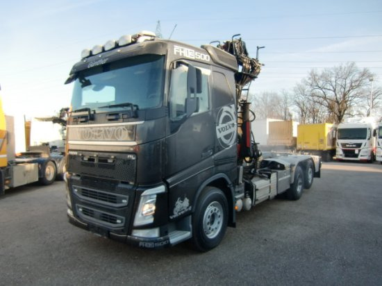 Volvo FH 500 6x2, Schrottkran, Waage, E6, Liftachse - Hook lift truck, Crane truck: picture 1 Volvo FH 500 6x2, Schrottkran, Waage, E6, Liftachse - Hook lift truck, Crane truck: picture 1