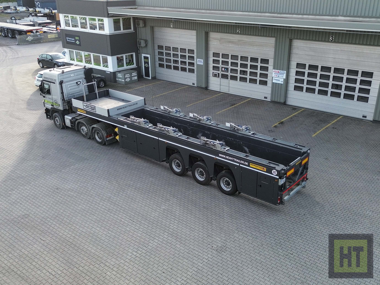 Faymonviile 3-Achs-Beton-Innenlader-PrefaMAX - Dropside/ Flatbed semi-trailer: picture 1 Faymonviile 3-Achs-Beton-Innenlader-PrefaMAX - Dropside/ Flatbed semi-trailer: picture 1