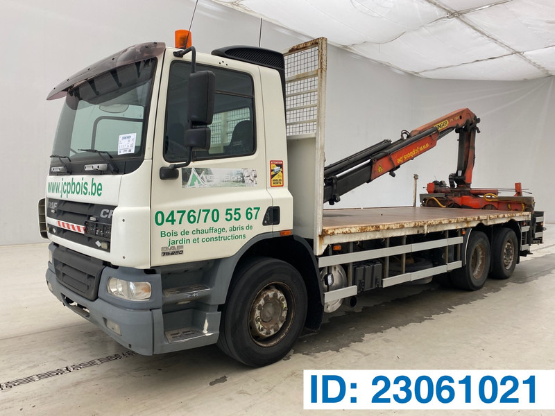 DAF CF75.250 - 6x2 - Dropside/ Flatbed truck, Crane truck: picture 1 DAF CF75.250 - 6x2 - Dropside/ Flatbed truck, Crane truck: picture 1