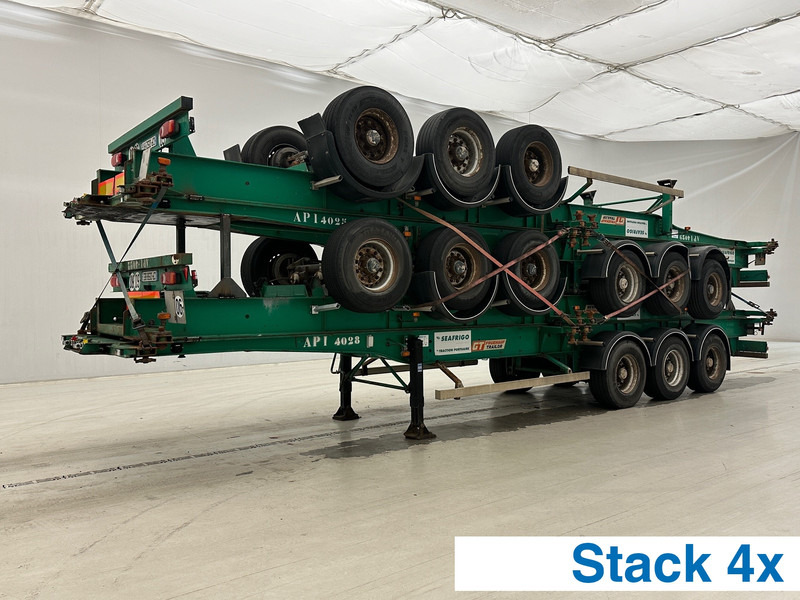 GT Trailers 4 x Skelet 2 x 20-40 ft - Container transporter/ Swap body semi-trailer: picture 1 GT Trailers 4 x Skelet 2 x 20-40 ft - Container transporter/ Swap body semi-trailer: picture 1