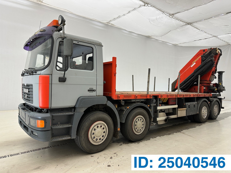 MAN 41.414 - 8x4 - Dropside/ Flatbed truck, Crane truck: picture 1 MAN 41.414 - 8x4 - Dropside/ Flatbed truck, Crane truck: picture 1