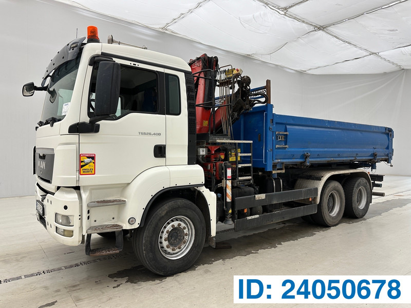 MAN TGS 26.400 - 6x4 - Tipper, Crane truck: picture 1 MAN TGS 26.400 - 6x4 - Tipper, Crane truck: picture 1