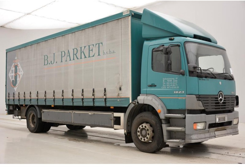 Mercedes-Benz Atego 1823 - damaged engine - Curtainsider truck: picture 3 Mercedes-Benz Atego 1823 - damaged engine - Curtainsider truck: picture 3