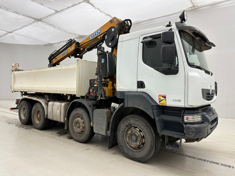 Renault Kerax 430 DXi - 8x4 - Tipper, Crane truck: picture 3 Renault Kerax 430 DXi - 8x4 - Tipper, Crane truck: picture 3