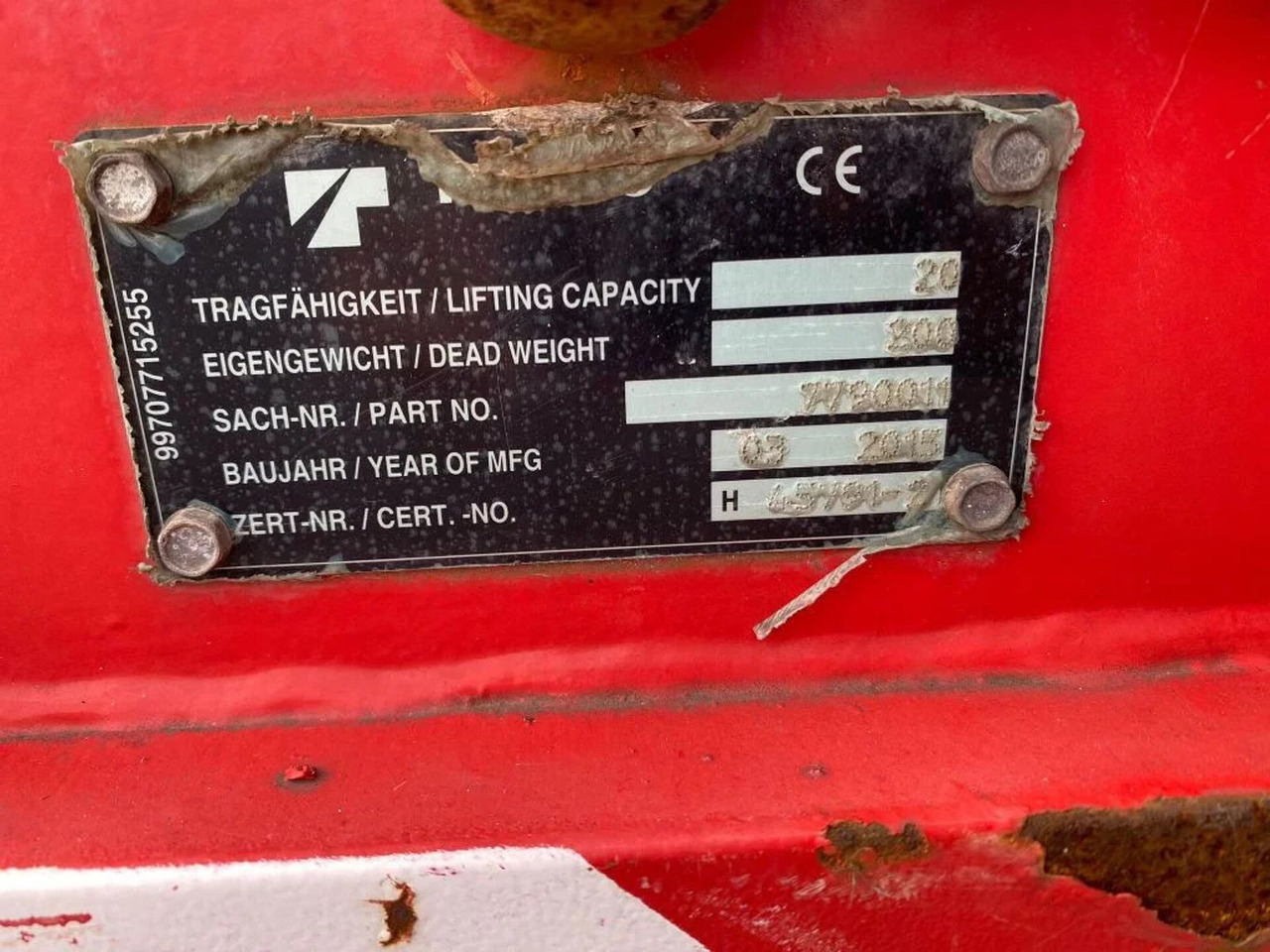 Tower crane Tadano ATF 40G-2 KRAAN/KRAN/CRANE/GRUA: picture 12