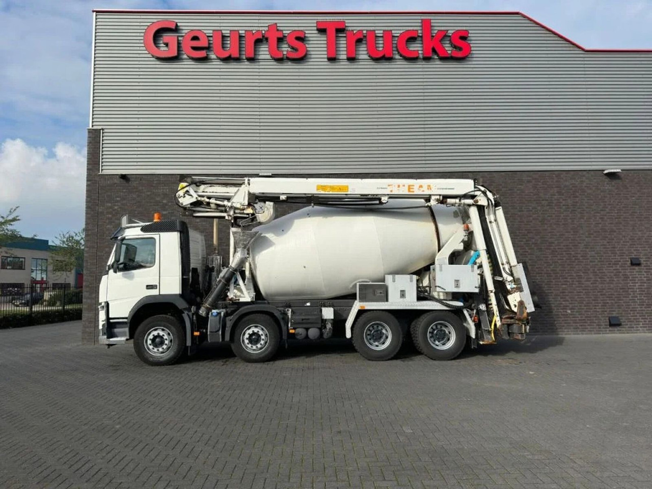 Volvo FM 410 8X4 + STETTER 9 M3 MIXER/MISCHER + THEAM - Concrete mixer truck: picture 1 Volvo FM 410 8X4 + STETTER 9 M3 MIXER/MISCHER + THEAM - Concrete mixer truck: picture 1