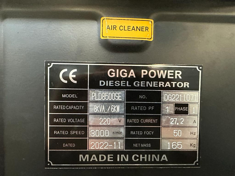 Leasing of Giga power PLD8500SE 8 kVA silent generator Giga power PLD8500SE 8 kVA silent generator: picture 9 Leasing of Giga power PLD8500SE 8 kVA silent generator Giga power PLD8500SE 8 kVA silent generator: picture 9