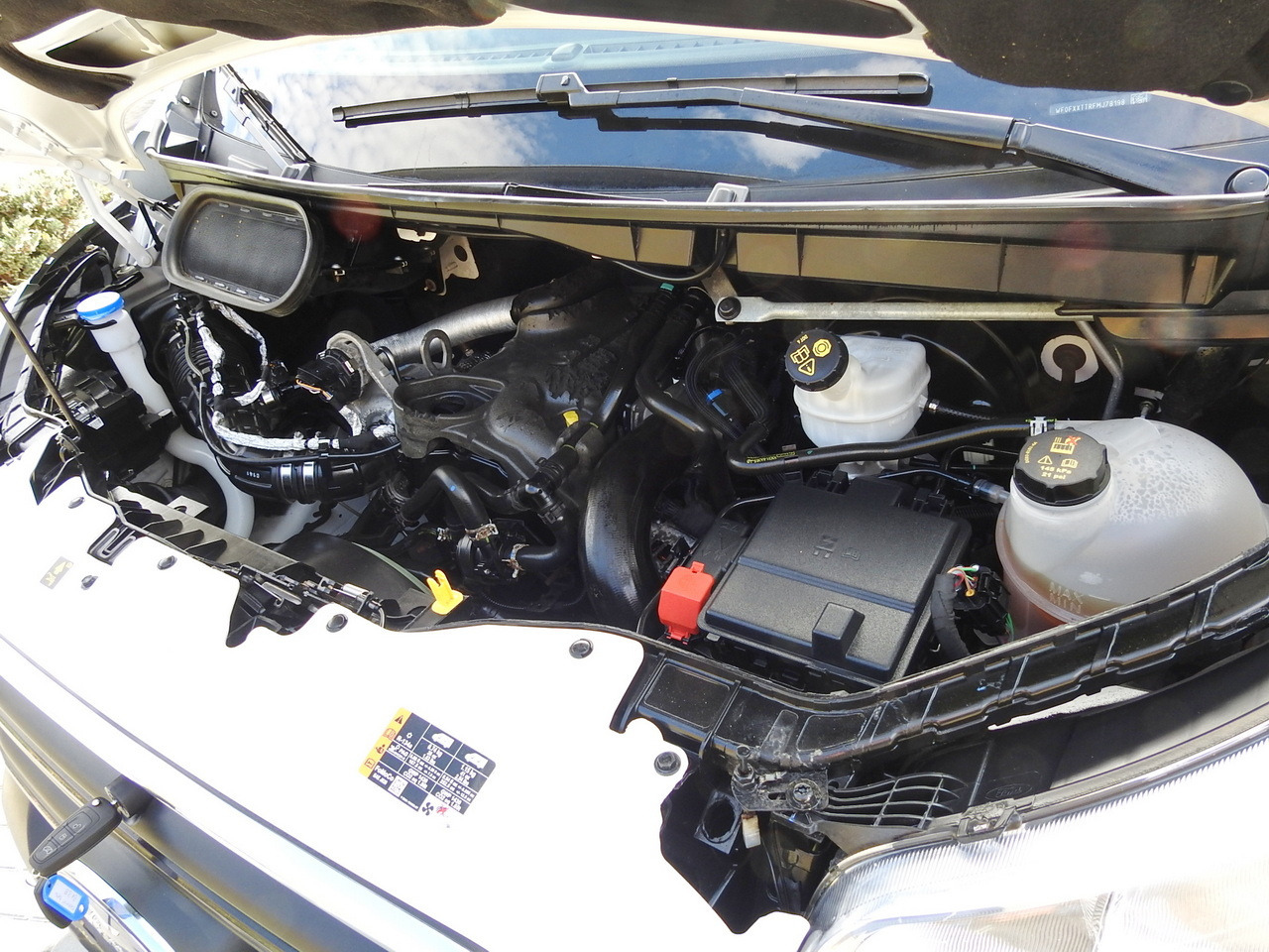 Panel van FORD TRANSIT BOX DELIVERY VAN 6 SEATS CRUISE CONTROL AIR CONDITIONING LED LIGHTS  130HP: picture 21