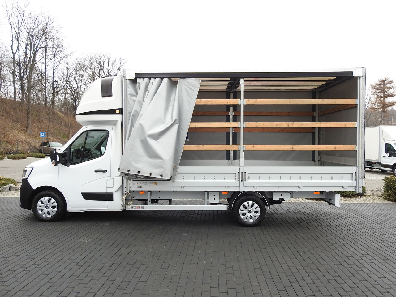 Curtain side van RENAULT MASTER  TARPAULIN 10 PALLETS WEBASTO CRUISE CONTROL LED LIGHTS PNEUMATICS AIR CONDITIONING  165HP: picture 8