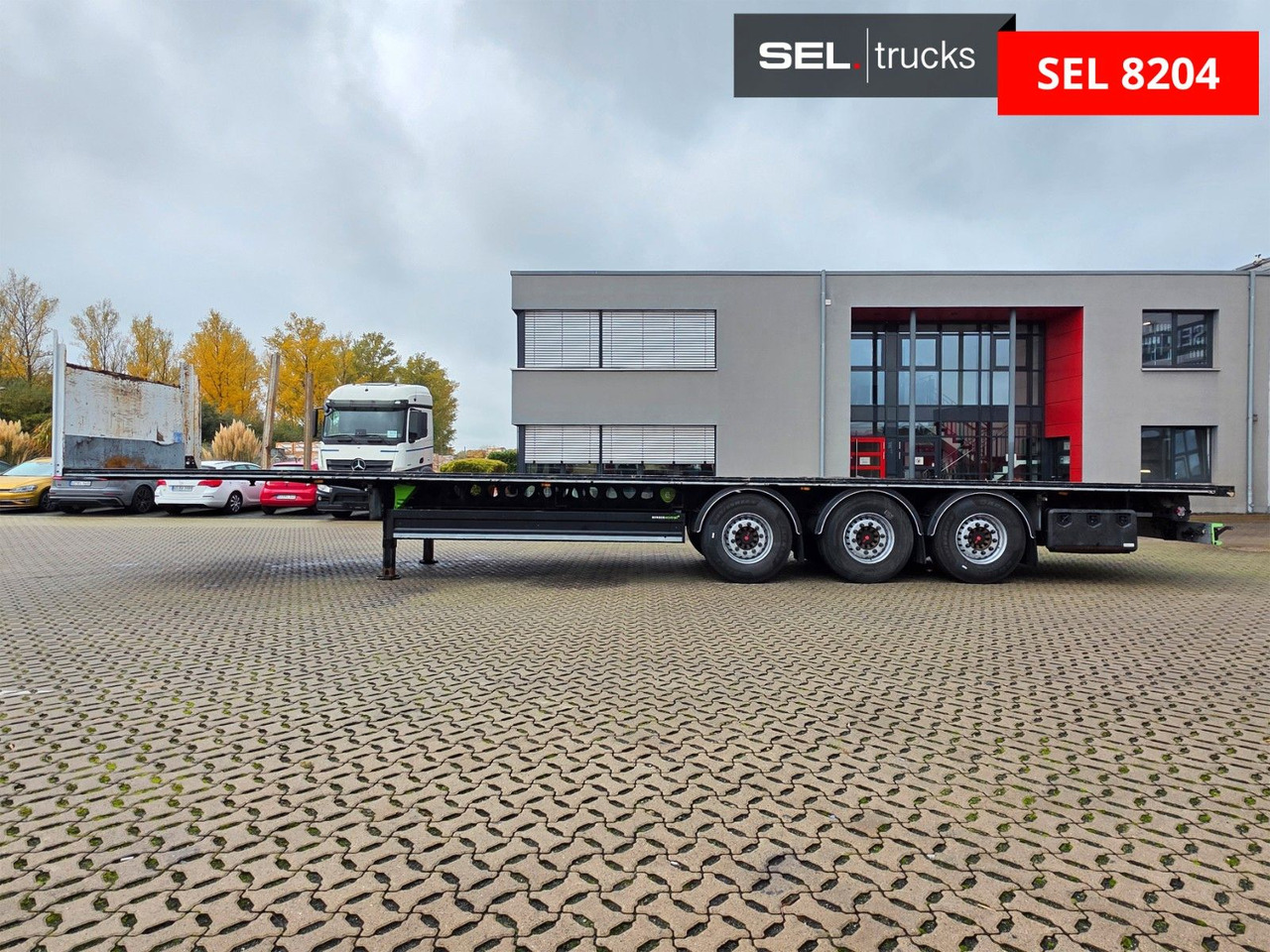 Dropside/ Flatbed semi-trailer Berger SAPL24 / 4.290 kg !!!: picture 8