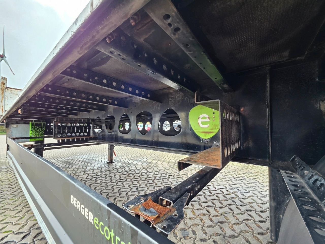 Dropside/ Flatbed semi-trailer Berger SAPL24 / 4.290 kg !!!: picture 10