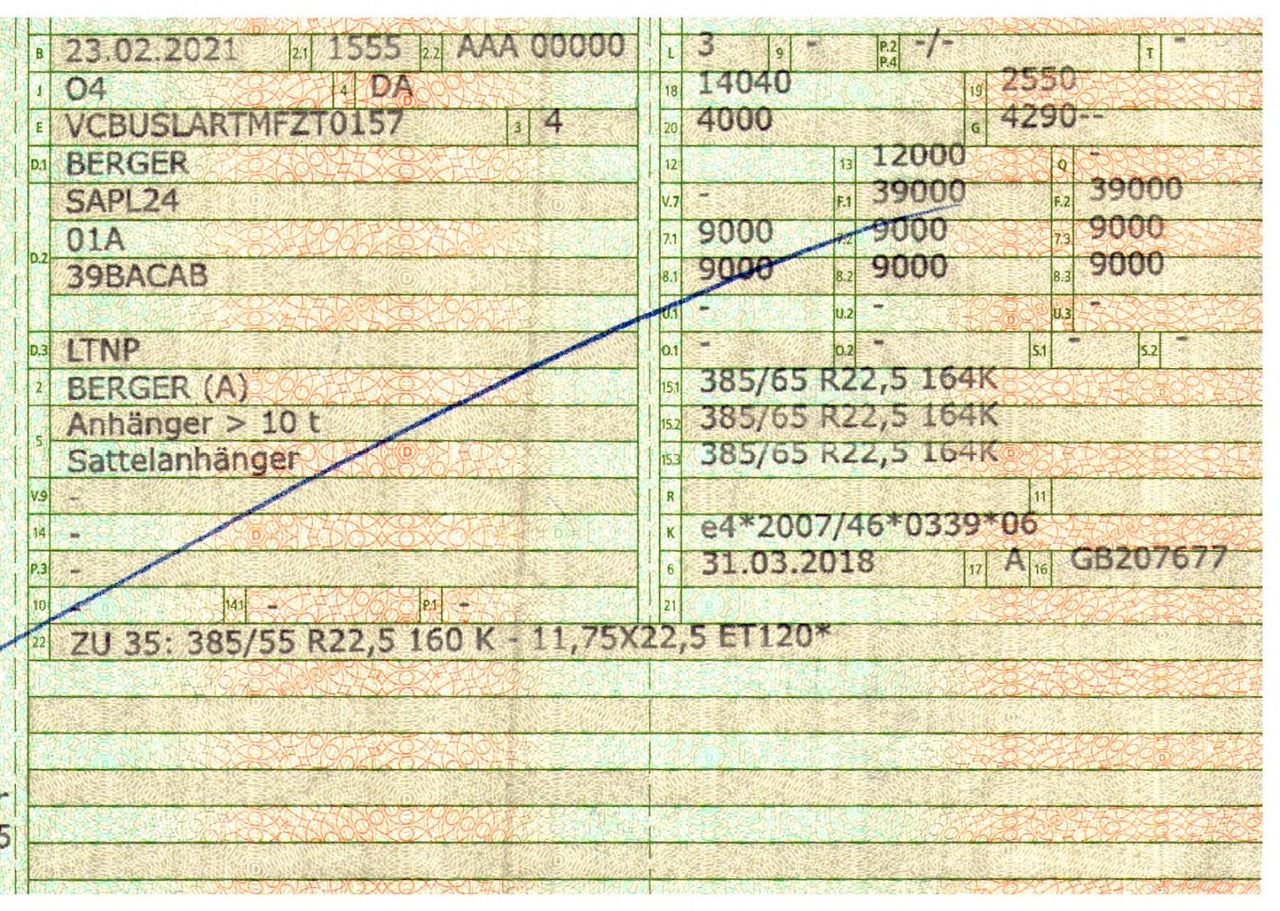 Dropside/ Flatbed semi-trailer Berger SAPL24 / 4.290 kg !!!: picture 38