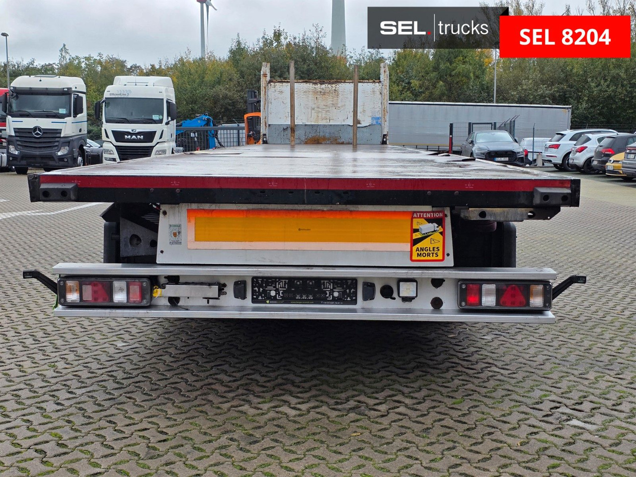 Dropside/ Flatbed semi-trailer Berger SAPL24 / 4.290 kg !!!: picture 6