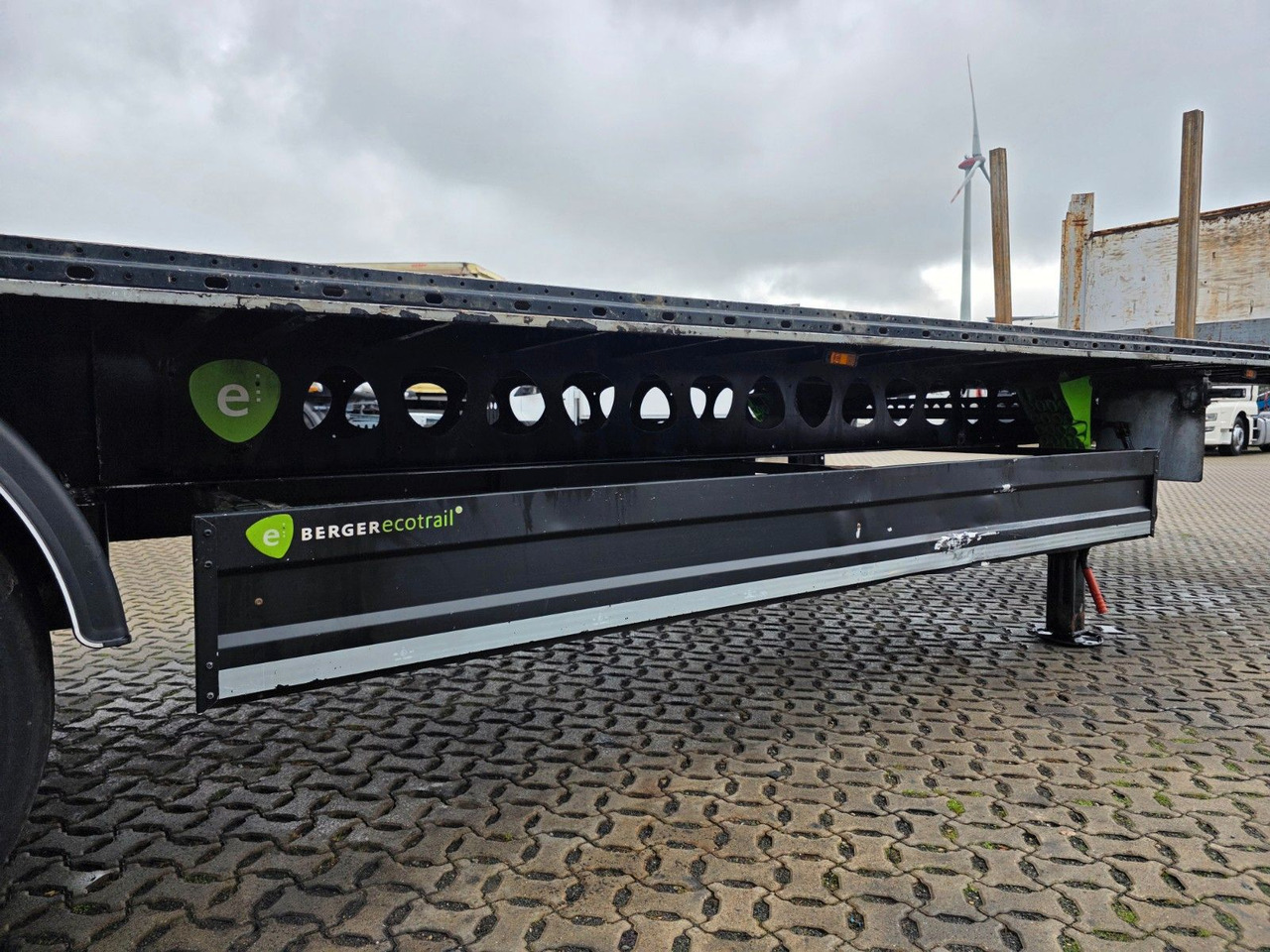 Dropside/ Flatbed semi-trailer Berger SAPL24 / 4.290 kg !!!: picture 11