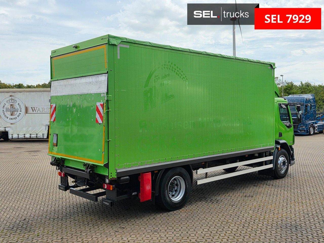 DAF FA LF 55.300 / Ladebordwand + Kofferseite - Curtainsider truck: picture 5 DAF FA LF 55.300 / Ladebordwand + Kofferseite - Curtainsider truck: picture 5