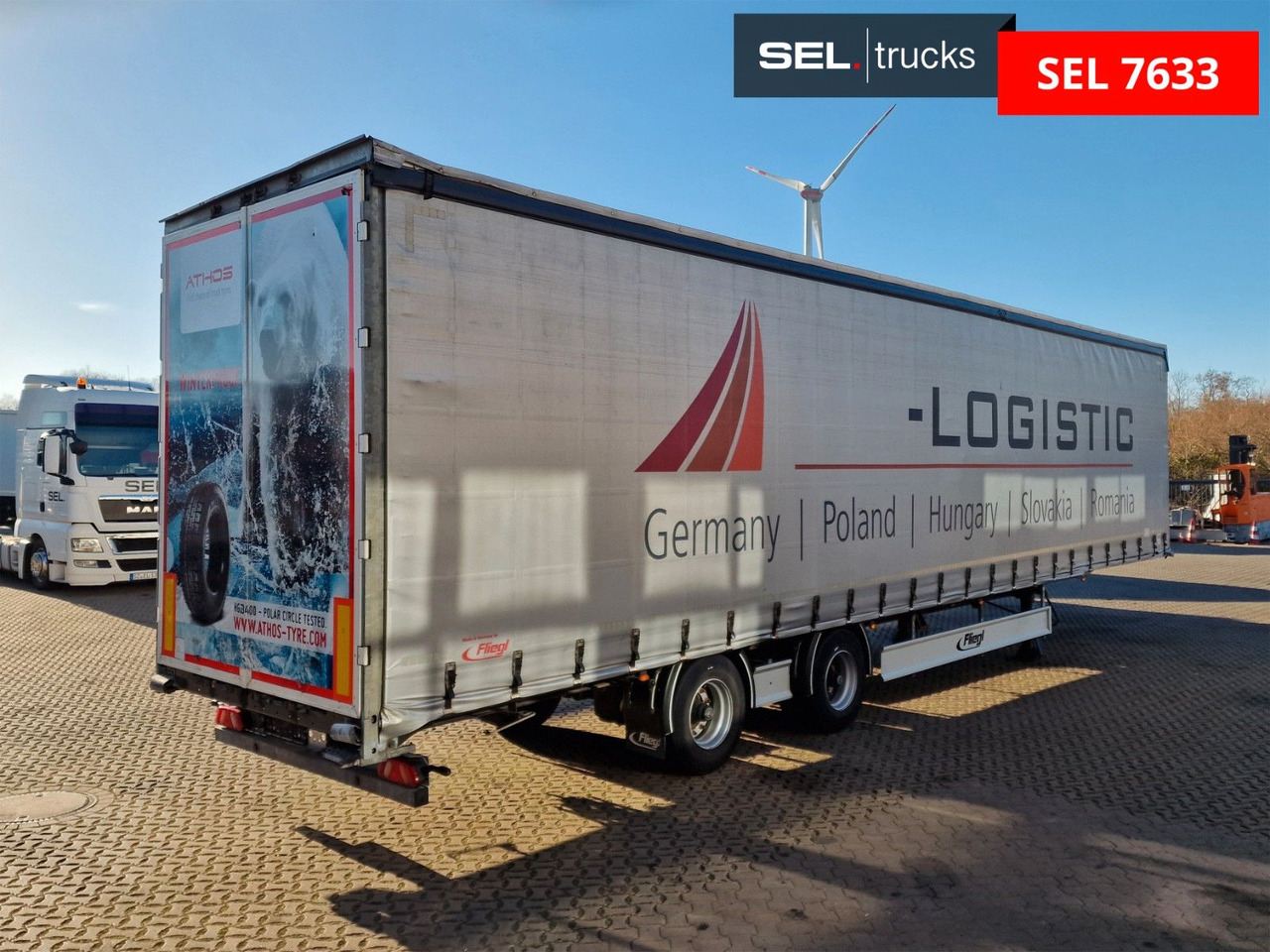 Fliegl SZS320 / Hubdach / EDSCHA / Mega - Curtainsider semi-trailer: picture 5 Fliegl SZS320 / Hubdach / EDSCHA / Mega - Curtainsider semi-trailer: picture 5