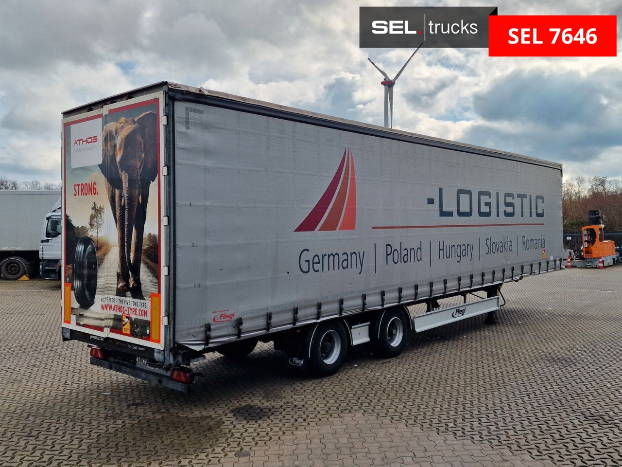 Fliegl SZS320 / Hubdach / EDSCHA / Mega - Curtainsider semi-trailer: picture 5 Fliegl SZS320 / Hubdach / EDSCHA / Mega - Curtainsider semi-trailer: picture 5