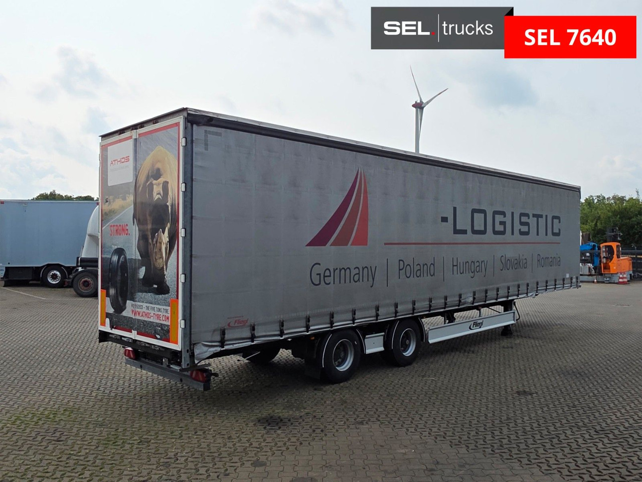 Fliegl SZS320 / Hubdach / EDSCHA / Mega - Curtainsider semi-trailer: picture 5 Fliegl SZS320 / Hubdach / EDSCHA / Mega - Curtainsider semi-trailer: picture 5