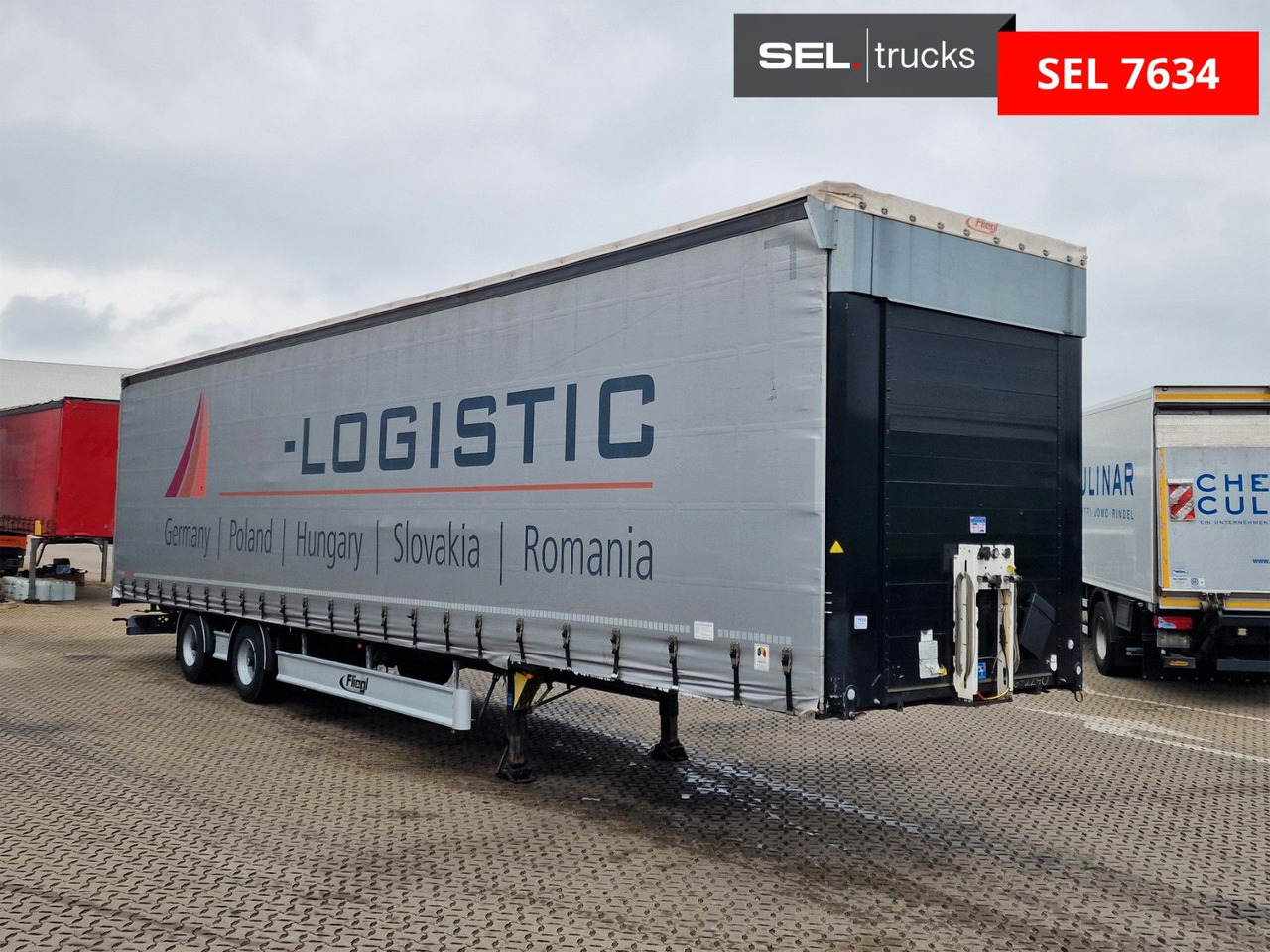 Fliegl SZS320 / Hubdach / EDSCHA / Mega - Curtainsider semi-trailer: picture 3 Fliegl SZS320 / Hubdach / EDSCHA / Mega - Curtainsider semi-trailer: picture 3