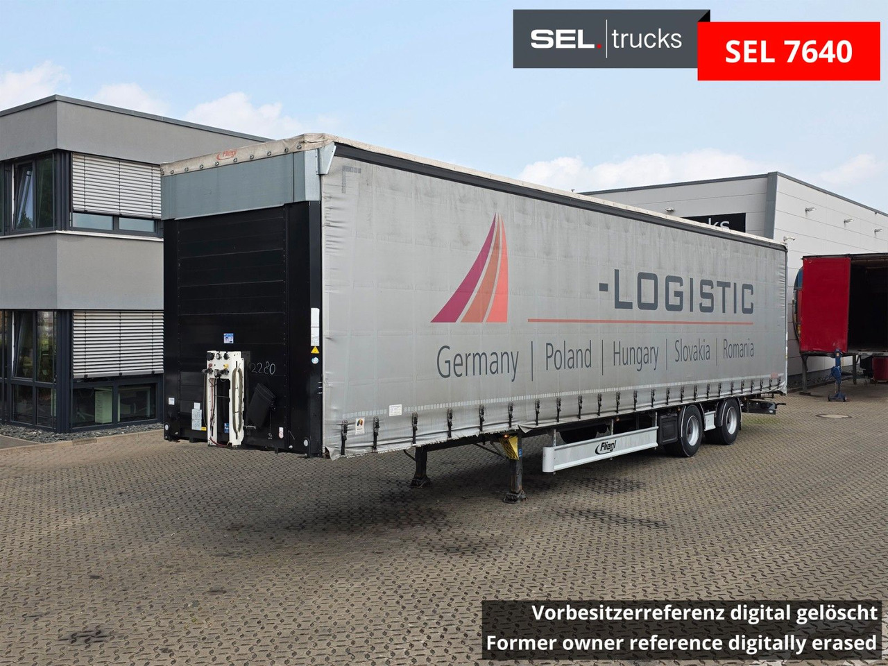 Fliegl SZS320 / Hubdach / EDSCHA / Mega - Curtainsider semi-trailer: picture 1 Fliegl SZS320 / Hubdach / EDSCHA / Mega - Curtainsider semi-trailer: picture 1