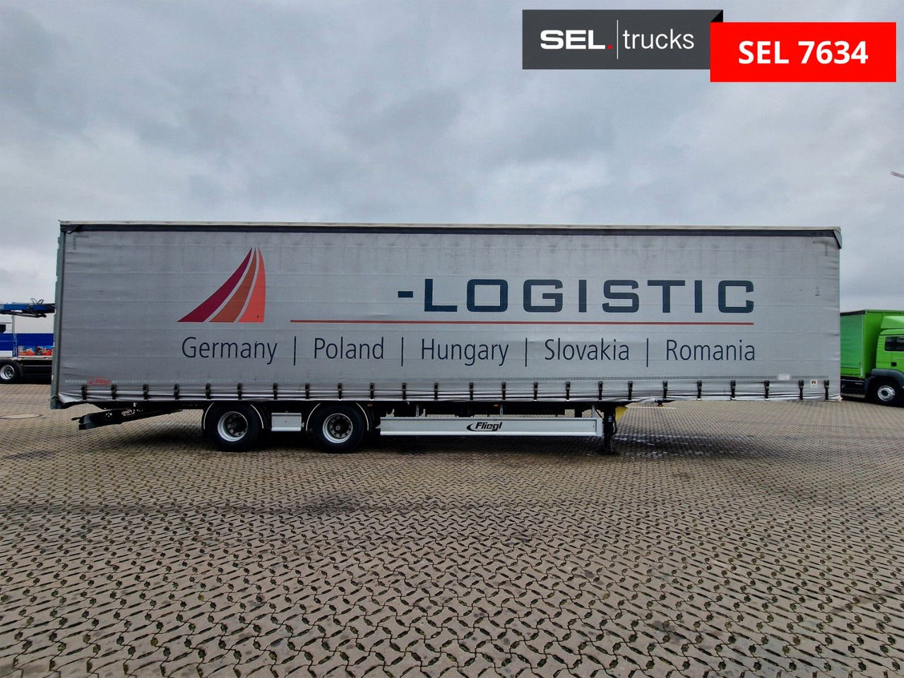 Fliegl SZS320 / Hubdach / EDSCHA / Mega - Curtainsider semi-trailer: picture 4 Fliegl SZS320 / Hubdach / EDSCHA / Mega - Curtainsider semi-trailer: picture 4