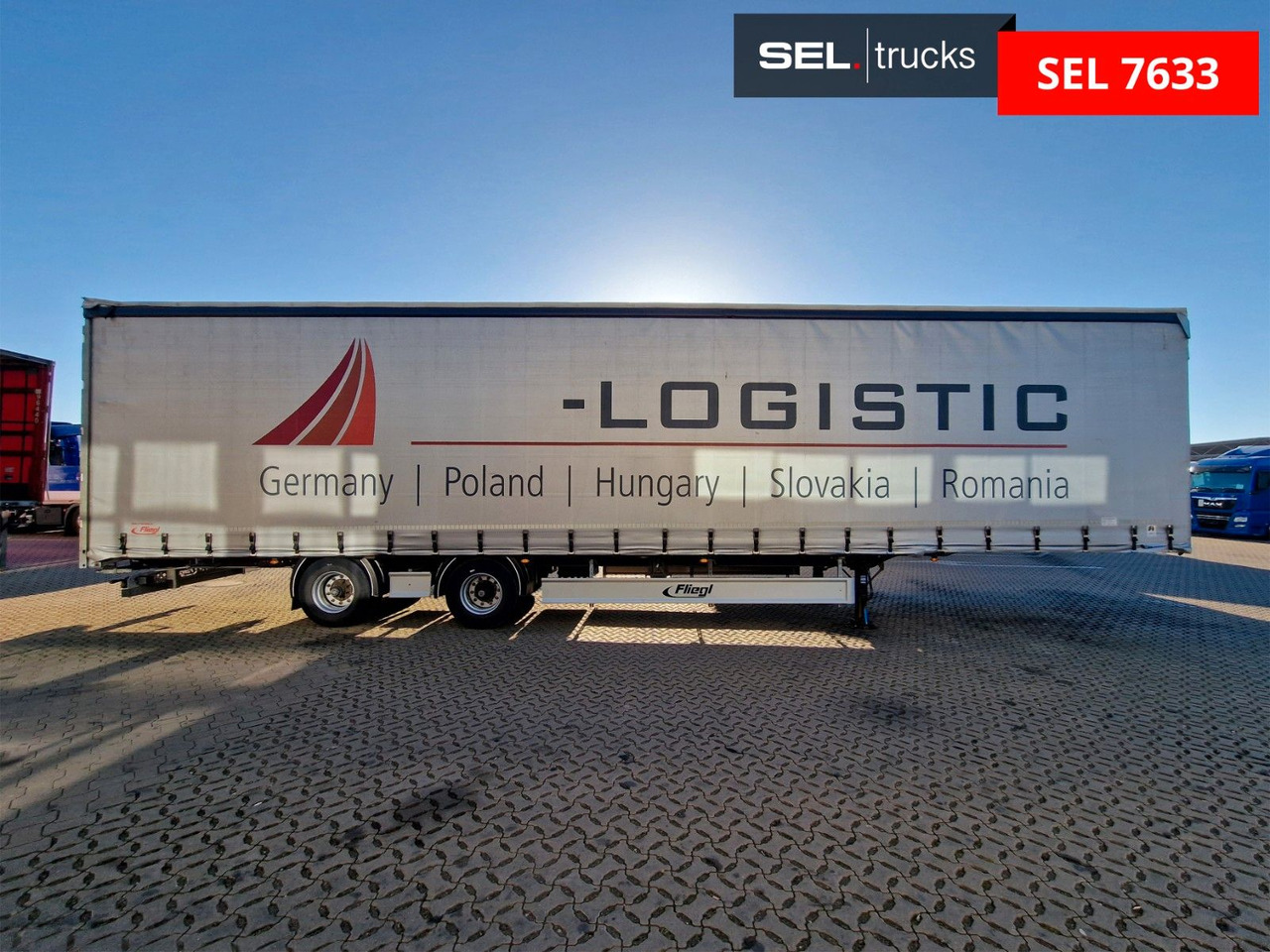 Fliegl SZS320 / Hubdach / EDSCHA / Mega - Curtainsider semi-trailer: picture 4 Fliegl SZS320 / Hubdach / EDSCHA / Mega - Curtainsider semi-trailer: picture 4