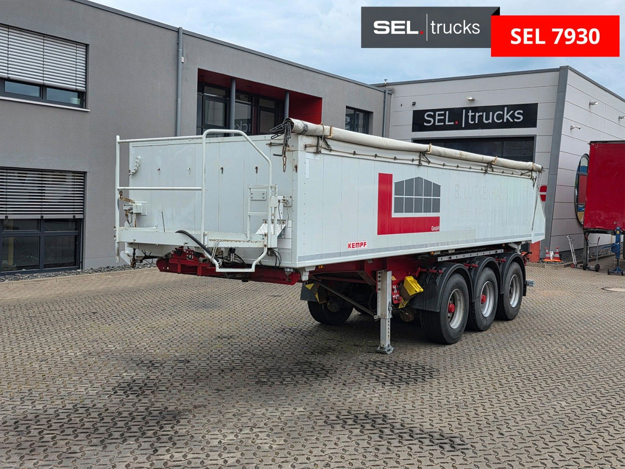 Kempf SK35/3 / 2 Seiten Kipper / Pendelplappe rechts ! - Tipper semi-trailer: picture 2 Kempf SK35/3 / 2 Seiten Kipper / Pendelplappe rechts ! - Tipper semi-trailer: picture 2