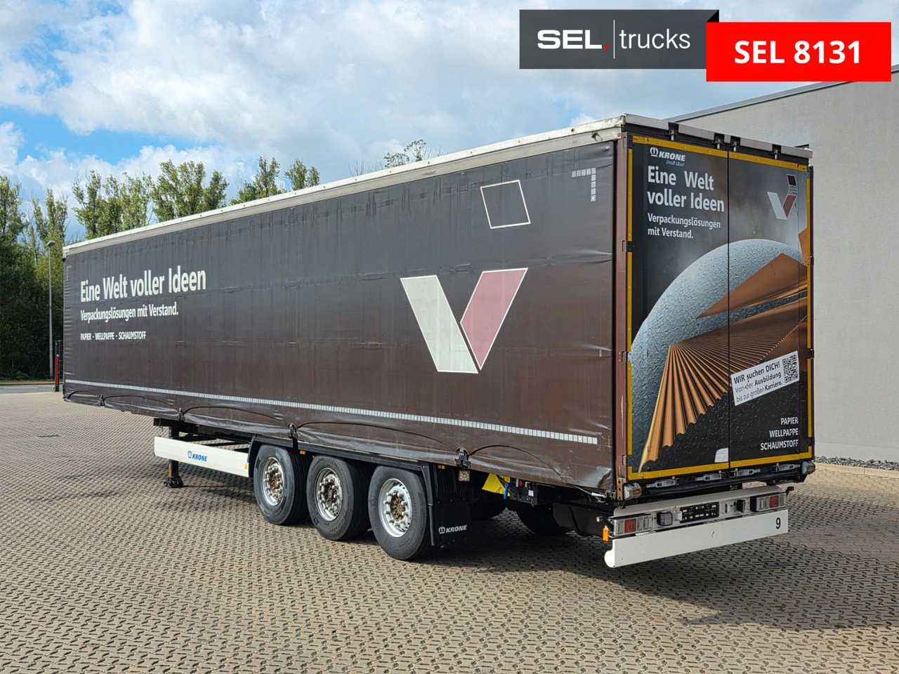 Curtainsider semi-trailer Krone SD / EDSCHA / Liftachse: picture 7