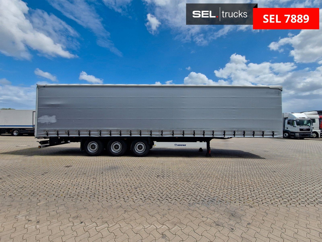 Krone SD / EDSCHA / Liftachse - Curtainsider semi-trailer: picture 4 Krone SD / EDSCHA / Liftachse - Curtainsider semi-trailer: picture 4