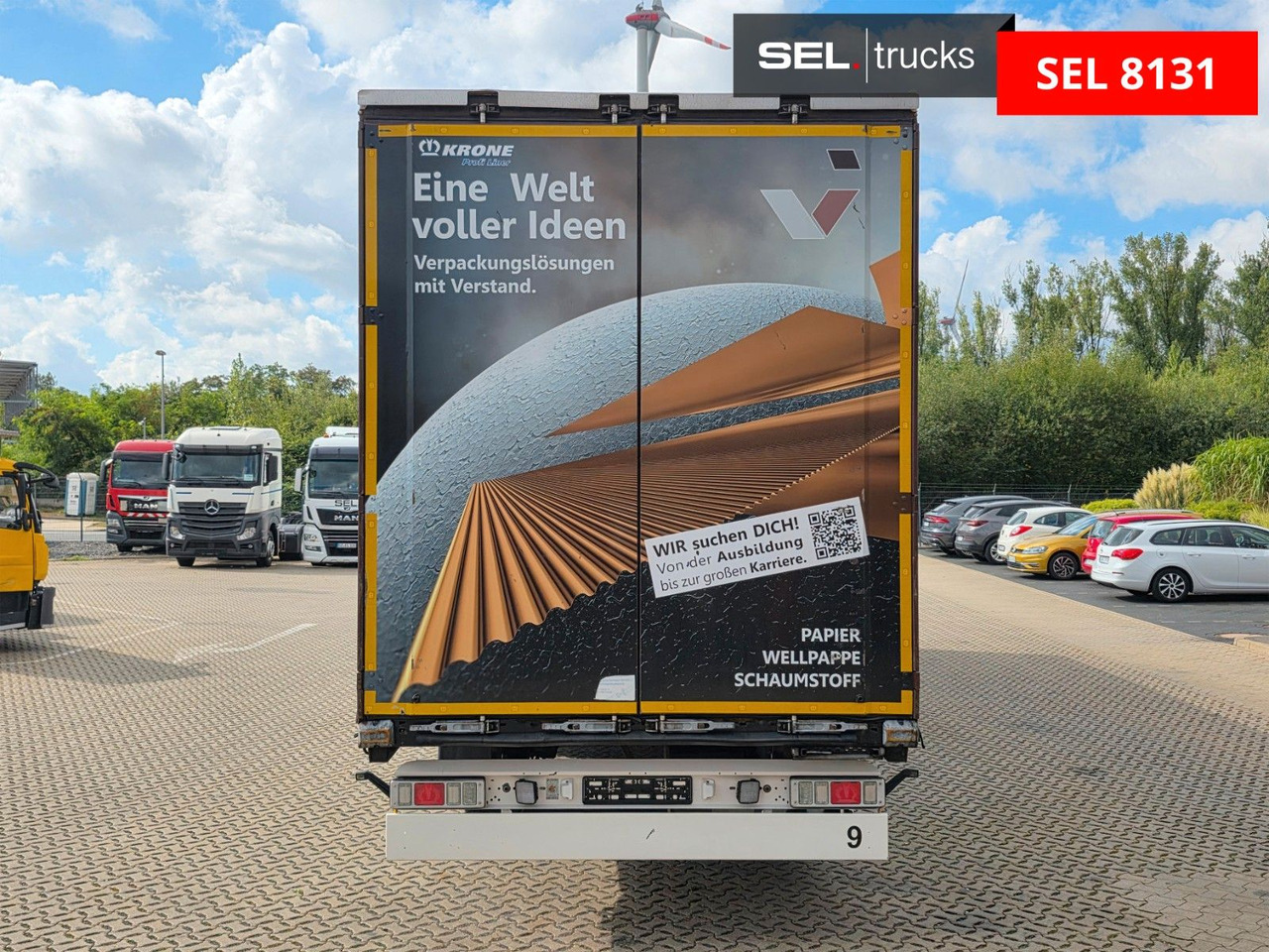 Curtainsider semi-trailer Krone SD / EDSCHA / Liftachse: picture 6