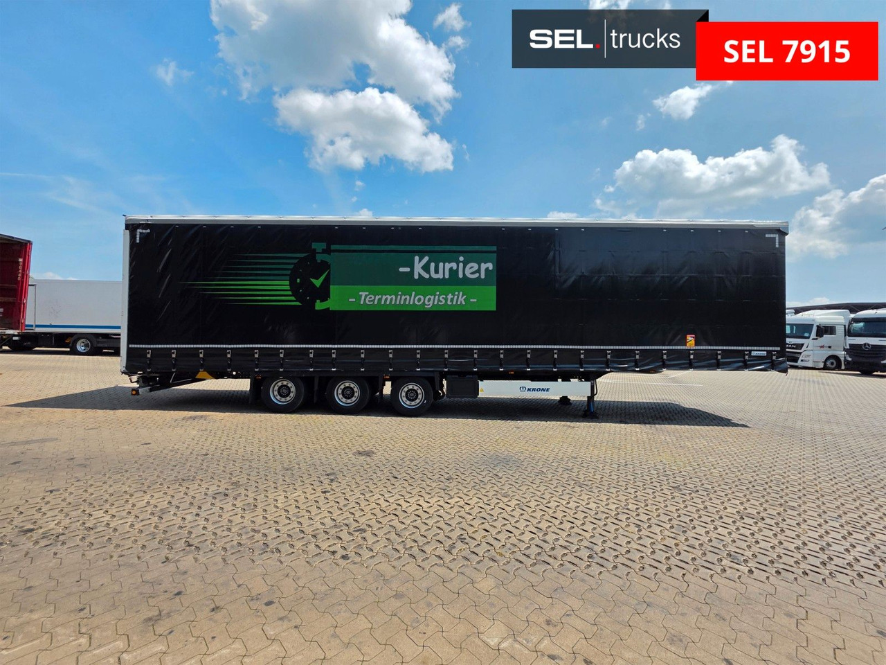 Krone SD / Hubdach / EDSCHA / Mega / Liftachse - Curtainsider semi-trailer: picture 4 Krone SD / Hubdach / EDSCHA / Mega / Liftachse - Curtainsider semi-trailer: picture 4