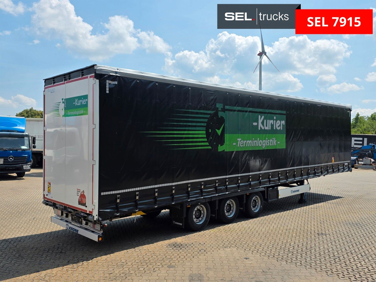 Krone SD / Hubdach / EDSCHA / Mega / Liftachse - Curtainsider semi-trailer: picture 5 Krone SD / Hubdach / EDSCHA / Mega / Liftachse - Curtainsider semi-trailer: picture 5