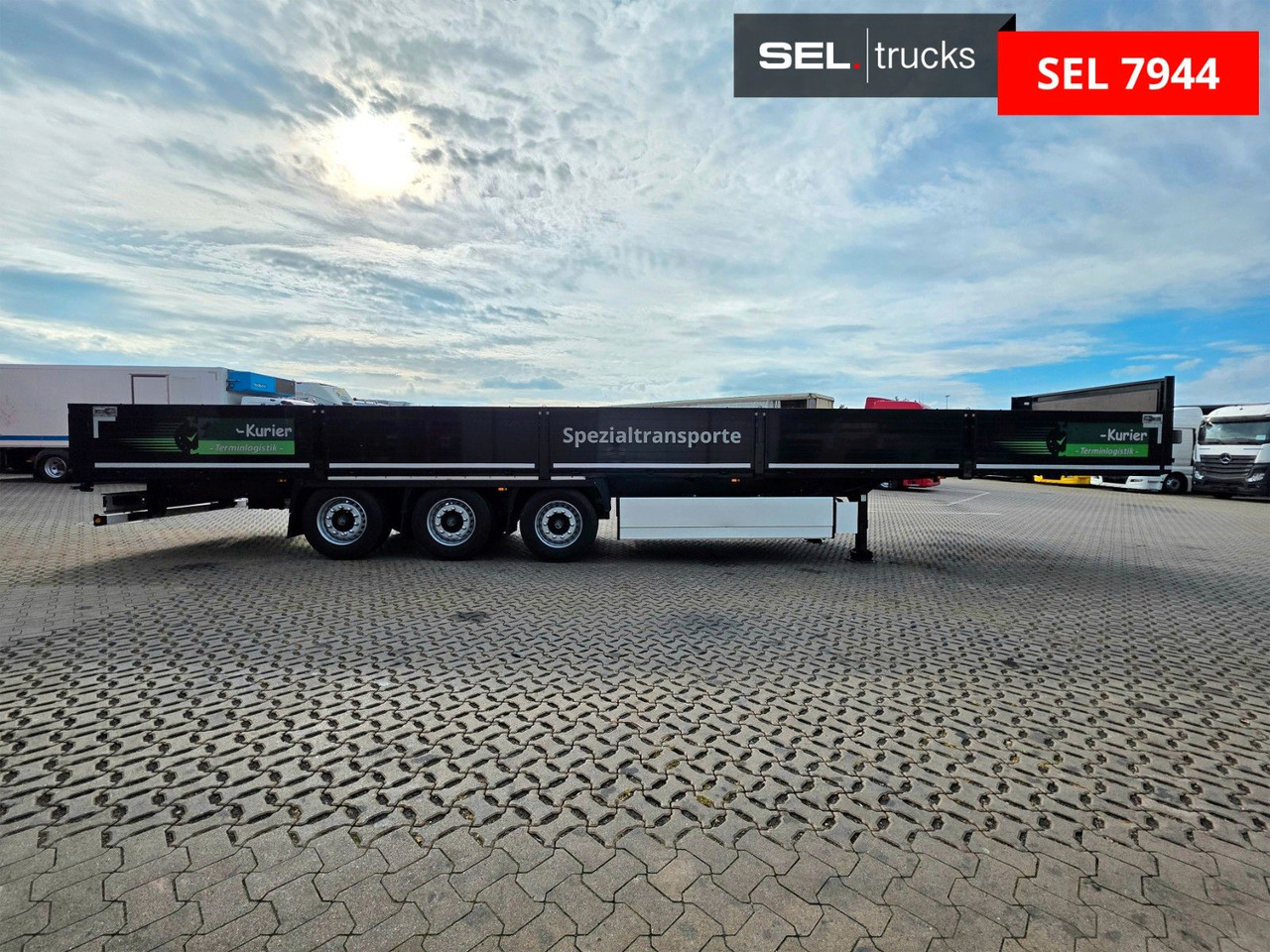 Krone SD / Palettenkasten - Dropside/ Flatbed semi-trailer: picture 5 Krone SD / Palettenkasten - Dropside/ Flatbed semi-trailer: picture 5