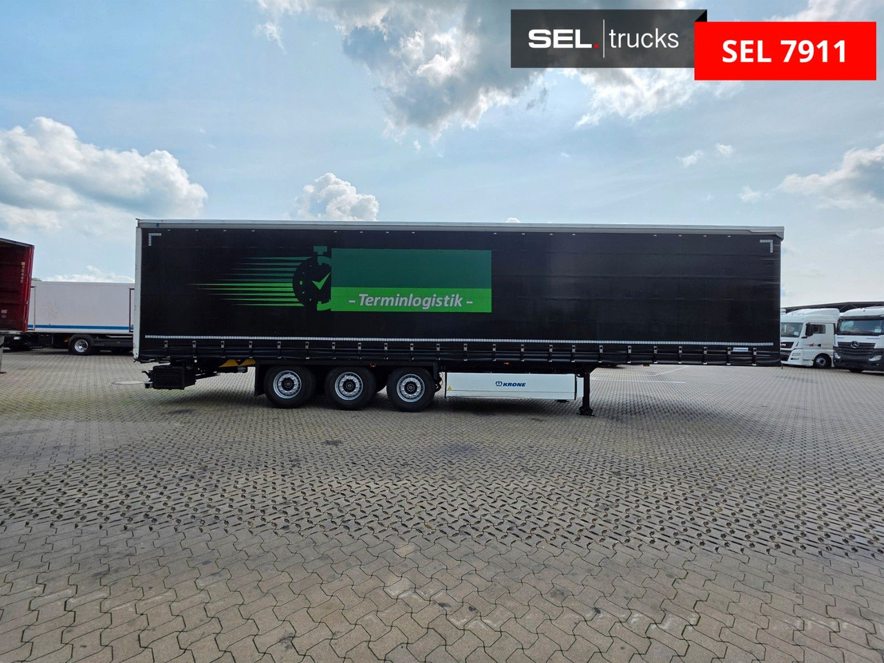Krone SD / Palettenkasten / Liftachse - Curtainsider semi-trailer: picture 4 Krone SD / Palettenkasten / Liftachse - Curtainsider semi-trailer: picture 4
