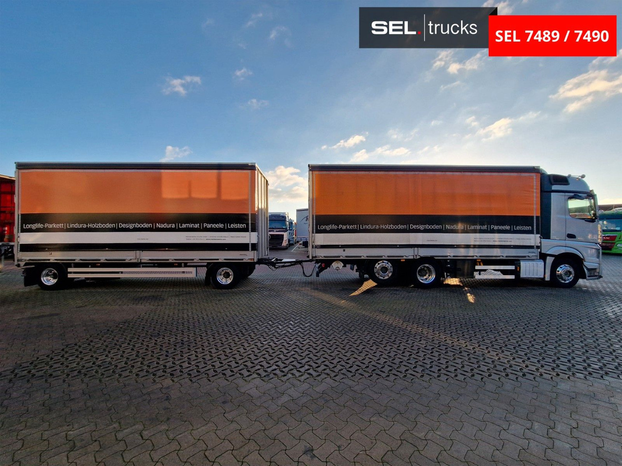 Mercedes-Benz Actros 2545 / KOMPLETT! / Alukappen / Standklima - Curtainsider truck: picture 4 Mercedes-Benz Actros 2545 / KOMPLETT! / Alukappen / Standklima - Curtainsider truck: picture 4