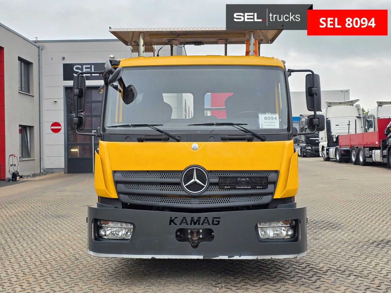 Mercedes-Benz Kamag WBH 25 / Umsetzer Sattelplatte - Container transporter/ Swap body truck: picture 2 Mercedes-Benz Kamag WBH 25 / Umsetzer Sattelplatte - Container transporter/ Swap body truck: picture 2
