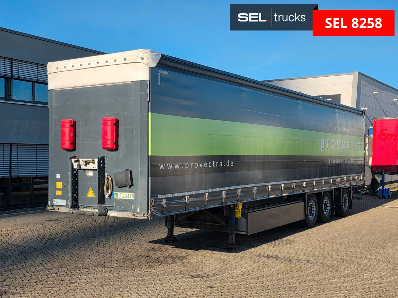 Schmitz Cargobull SCS 24/L / Palettenk. / Staplerh. / Lenkachse - Curtainsider semi-trailer: picture 1 Schmitz Cargobull SCS 24/L / Palettenk. / Staplerh. / Lenkachse - Curtainsider semi-trailer: picture 1