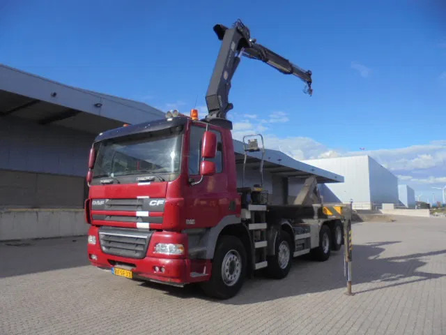 DAF CF 85 410 8X2 + 30T HAAK NL TRUCK - Hook lift truck, Crane truck: picture 1 DAF CF 85 410 8X2 + 30T HAAK NL TRUCK - Hook lift truck, Crane truck: picture 1