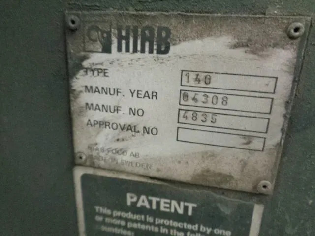 Hiab 140/2 - Boom: picture 5 Hiab 140/2 - Boom: picture 5