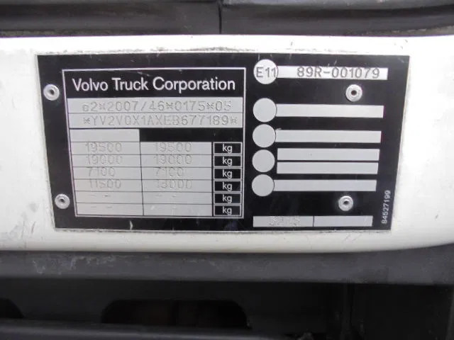Isothermal truck Volvo FE 250 CHEREAU NL TRUCK: picture 11