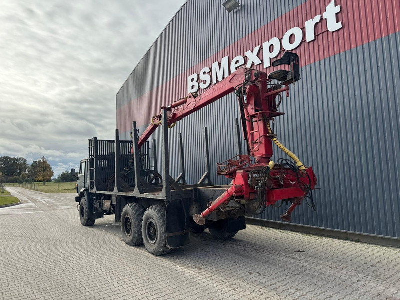 Kamaz 43101, 6x6 - Timber truck, Crane truck: picture 4 Kamaz 43101, 6x6 - Timber truck, Crane truck: picture 4