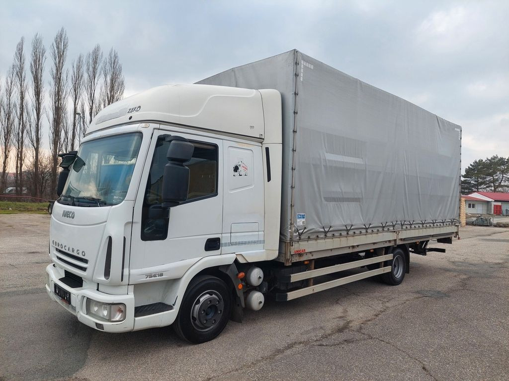 Iveco Eurocargo ML 75E18 4x2 NEUE REIFEN - Curtain side van: picture 1 Iveco Eurocargo ML 75E18 4x2 NEUE REIFEN - Curtain side van: picture 1