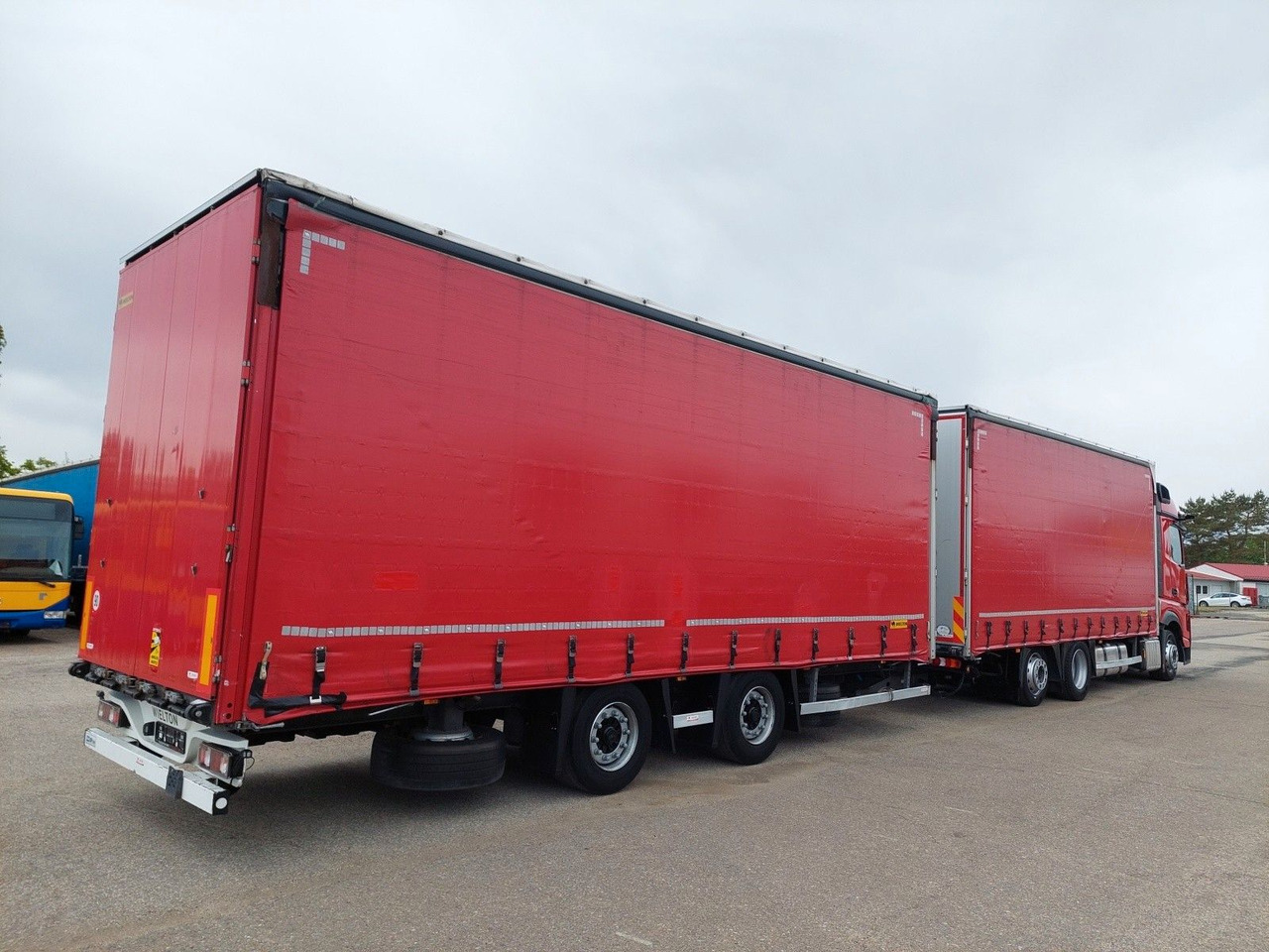 Mercedes-Benz Actros 2545 L/NR 6x2 + Wielton PC2K Durchbar - Curtainsider truck: picture 4 Mercedes-Benz Actros 2545 L/NR 6x2 + Wielton PC2K Durchbar - Curtainsider truck: picture 4