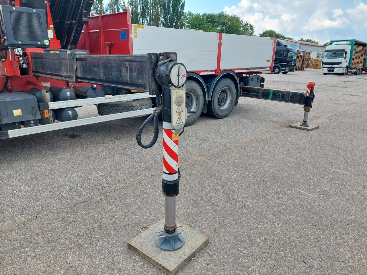 Dropside/ Flatbed truck, Crane truck Scania G 410LB 6x4 HNA + Kran Fassi F545RA.2.27 FLY-JIB: picture 9