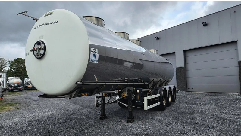 Magyar TANK IN STAINLESS STEEL 4 COMPARTIMENTS INSULATED 30500L - Tank semi-trailer: picture 1 Magyar TANK IN STAINLESS STEEL 4 COMPARTIMENTS INSULATED 30500L - Tank semi-trailer: picture 1