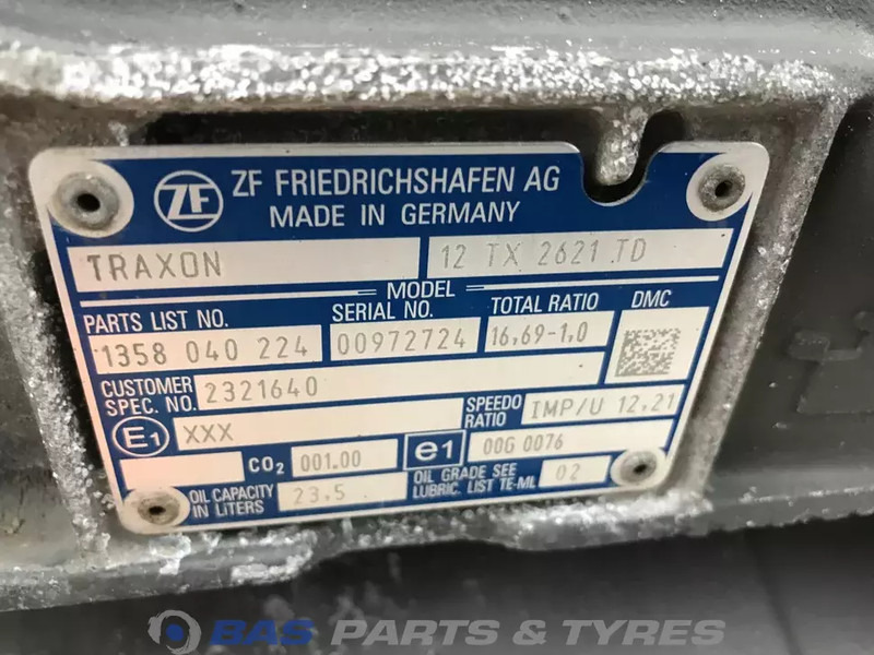 DAF XG+ DAF 12TX2621 TD TraXon Versnellingsbak 2321640 - Gearbox for Truck: picture 5 DAF XG+ DAF 12TX2621 TD TraXon Versnellingsbak 2321640 - Gearbox for Truck: picture 5