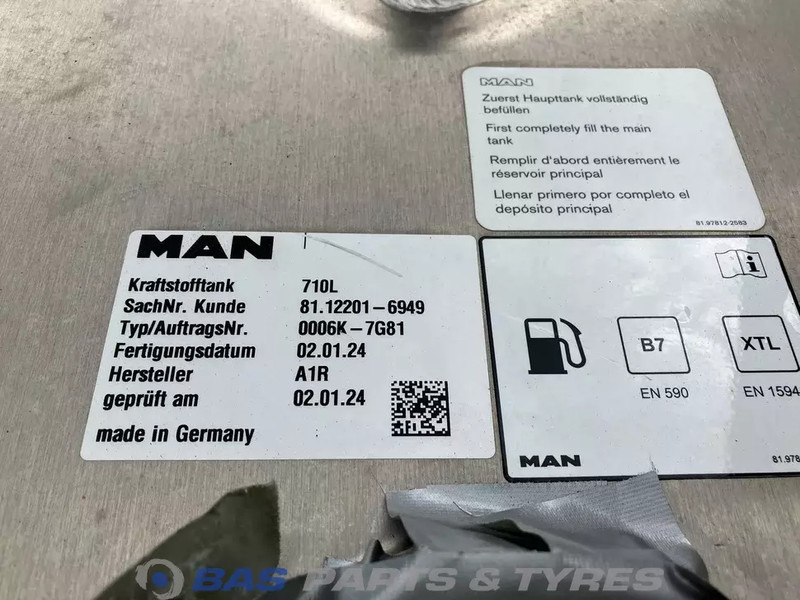 MAN Brandstoftank MAN 710 Liter 81122016766 - Fuel tank for Truck: picture 5 MAN Brandstoftank MAN 710 Liter 81122016766 - Fuel tank for Truck: picture 5